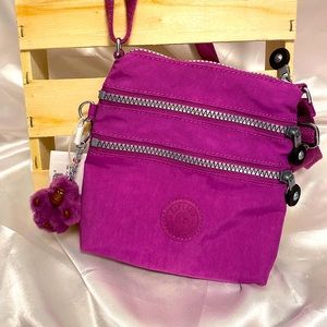 Never used Kipling Alvar XS Mini Bag Purple Garden